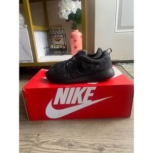 Nike Roshe Run Print Women's Cool Grey Black 599432-002 Size 8.5